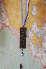 Kelly Rae Roberts Necklace Embossed Charm-Explore **
