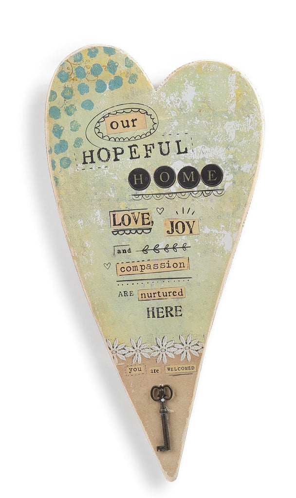 Kelly Rae Roberts Wall Heart-Love and Compassion | Garden Gallery Iron ...