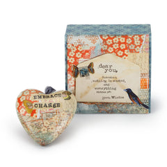Kelly Rae Roberts Everything Shapes Us Boxed Heart Ornament **